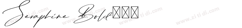 Seraphine Bold字体转换
